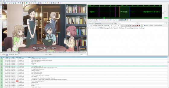 how to fansub editing