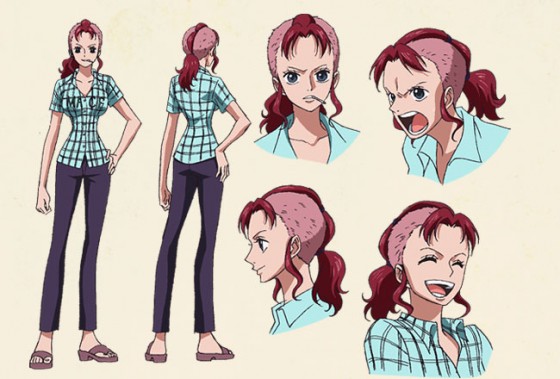 5 - Bellemare - One Piece - Mohawks  Top 10 Girl Hairstyles in Anime.