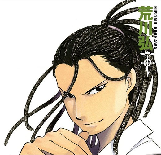 7---Izumi-Curtis---FMA-Brotherhood---Dreadlocks  Top 10 Girl Hairstyles in Anime.