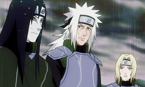 Naruto and Sasuke Their Mentors