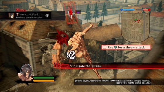 Attack on Titan - PS4 Capture Image 1