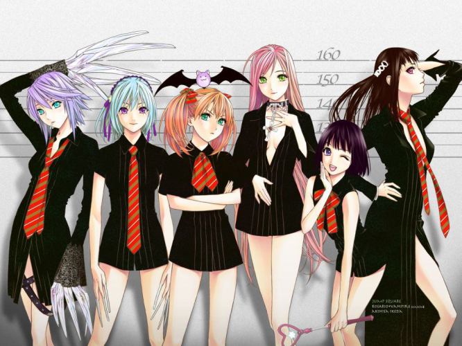 rosario vampire anime naked girls