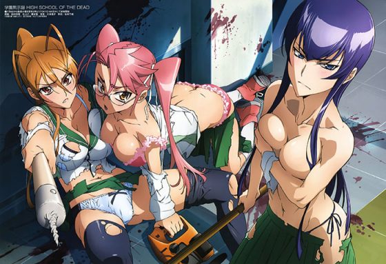High-School-of-the-Dead-Wallpaper-2-700x394 [Thirsty Thursday] Top 5 Highschool of the Dead Ecchi Scenes