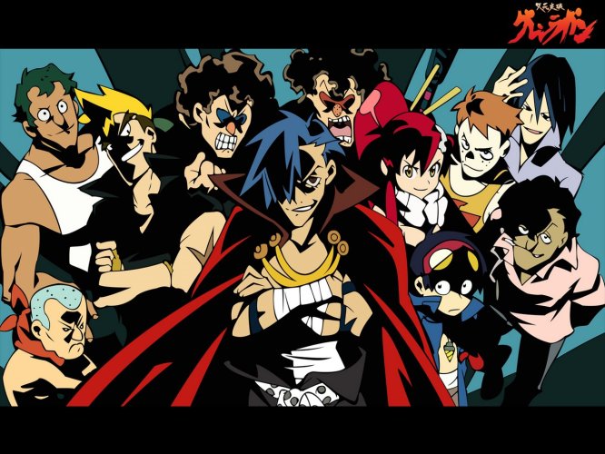 Tengen Toppa Gurren Lagann Review & Characters Row! Row! Fight The Power!