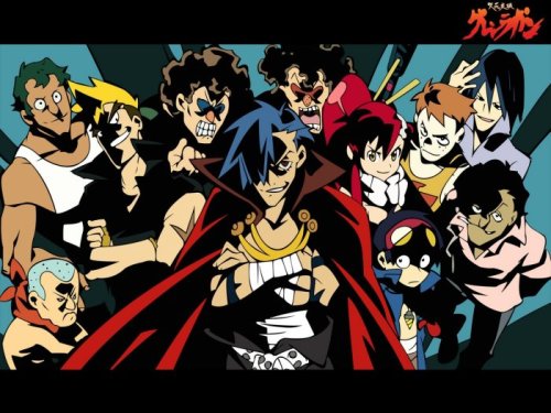 Tengen Toppa Gurren Lagann Review Characters Row Row Fight