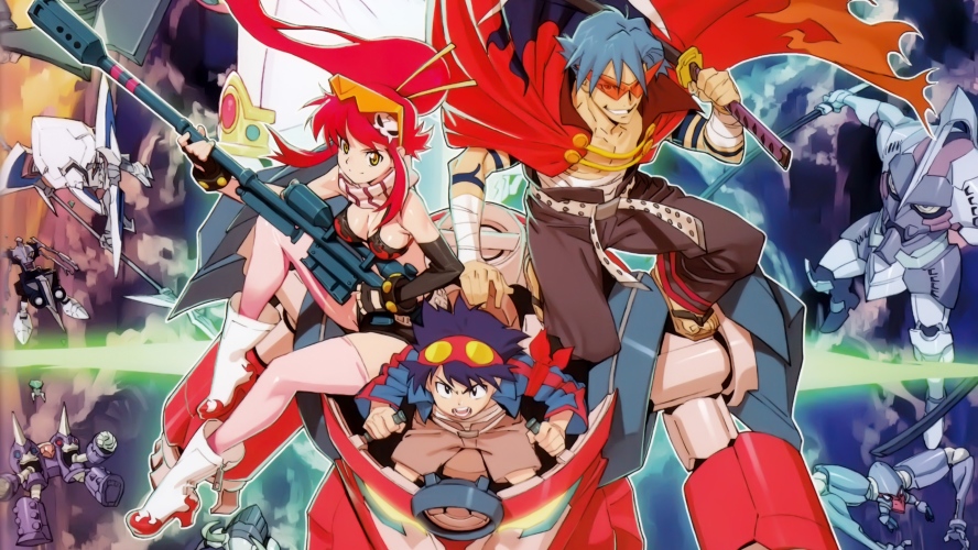 Tengen Toppa Gurren Lagann Review & Characters Row! Row! Fight The Power!