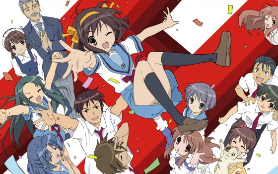 suzumiya-haruhi-no-yuutsu-wallpaper-560x350 Top 10 Anime That will Turn You Otaku [Japan Poll]