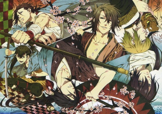 Hakuouki-wallpaper-560x393 Top 10 Historical Anime [Japan Poll]