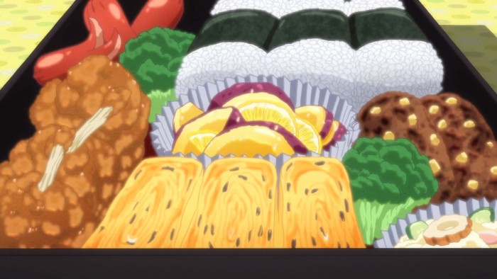 Koufuku-Graffitti-Top-10-Anime-Bento-Lunch-700x394 Japanese Sweet Omelettes: The Backbone of Any Otaku Lunchbox!