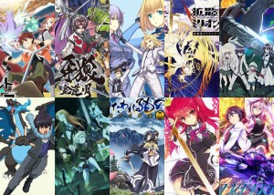 action-anime-2015-fall-grid Action Anime for Fall 2015 - Supernatural? Mecha? Yes, Please! [Best Recommendations]