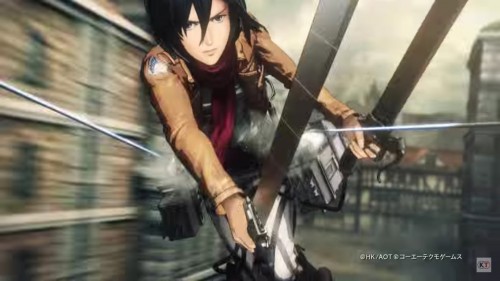 mikasa-game-500x281 Attack on Titan Game, New Trailer Released!