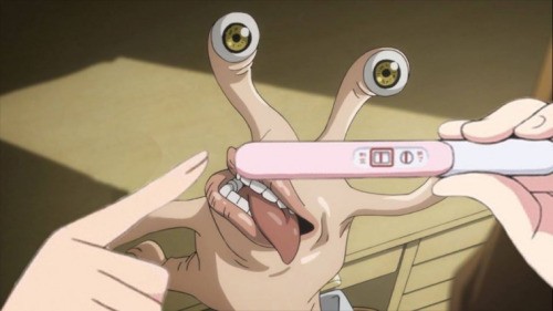 parasyte-pregnant-500x281 A Tentacle-Like Parasite that Leads to Pregnancy?! Otaku Rejoice