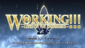 Working!!! Anime Finale Special to Air this December