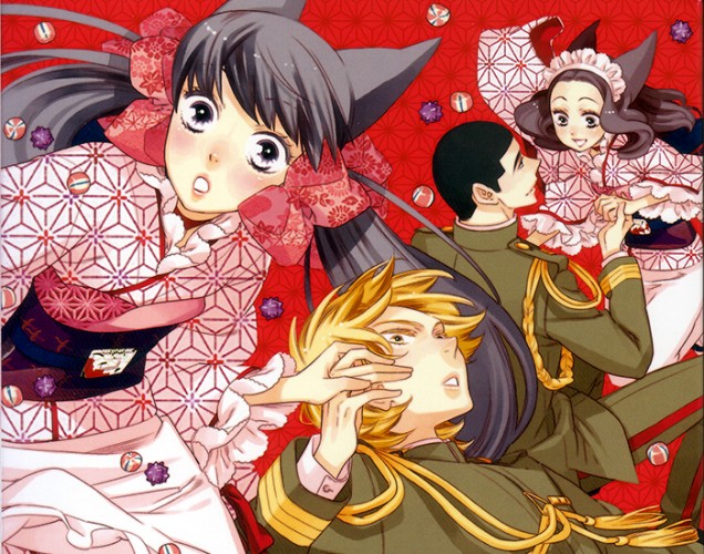Otome-Youkai-Zakuro-wallpaper-1-636x500 Top 10 Kimono Anime [Best Recommendations]