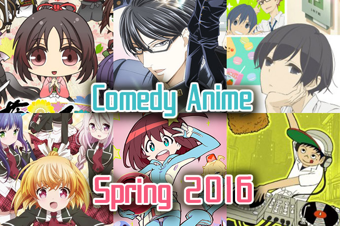 comedy-anime-spring-2016-eyecatch Comedy Anime Spring 2016 – From Feudal Japan to Classrooms and Outer Space, Laughs are Everywhere!