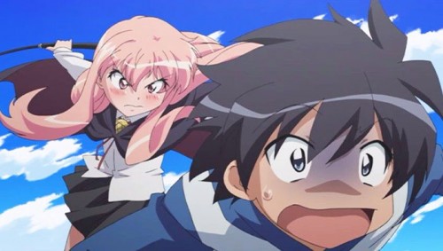 wallpaper-Zero-no-Tsukaima 5 Reasons why Saito and Louise are Our Dearest Comical Tsundere Heroes