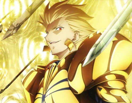 Gilgamesh-Fate-Zero-wallpaper-560x436 Los 10 personajes más súper-poderosos con más ranking del anime