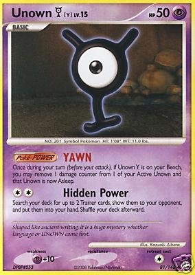 pokemon-Unown Top 10 Poison Type Pokemon