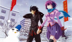 Moments in Anime: Koyomi Araragi Travels to the Past with Shinobu Oshino