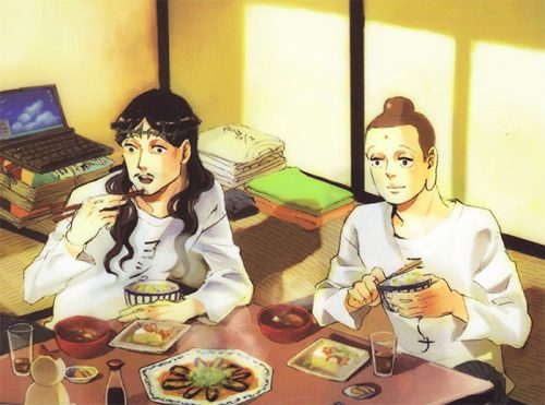 saint-oniisan-wallpaper-509x500 Top 10 Anime Characters Based on Real People