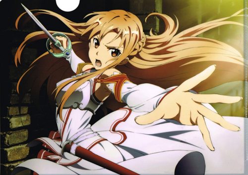 asuna-sword-art-online-wallpaper-500x444 [El flechazo de Bee-kun] 5 características destacadas de Asuna Yuuki (Sword Art Online)