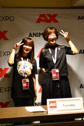 AX-2017-Press-Conference-TM-01-560x374 Hyperdimension Neptunia Creators Tsunako and Mizuno AX 2017 Press Conference