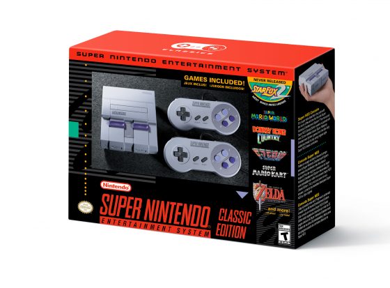 SNES_Mini_Box-560x413 Nintendo Increases Inventory of Super NES Classic Edition; NES Classic Edition Returns to Stores in 2018