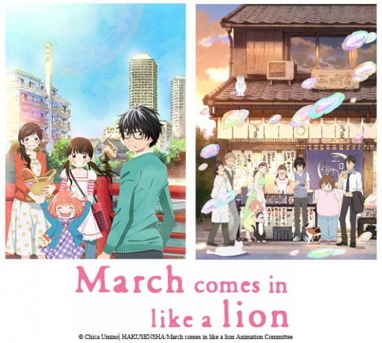 3gatsunolioncapture-557x500 Aniplex Announces March Comes in Like a Lion Season 2 Acquisition and Season 1 Release on Blu-ray!