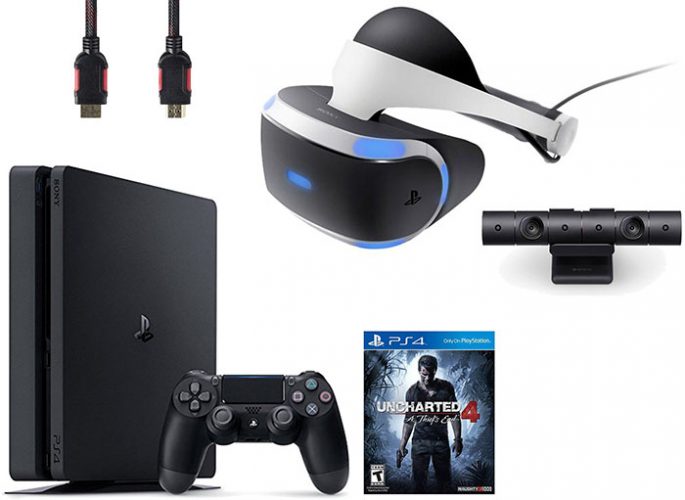 PlayStation-VR-Bundle-4-ItemsVR-HeadsetPlaystation-CameraPlayStation-4-Slim-500GB-Console-Uncharted-4-685x500 Top 10 Home Gaming Consoles [Best Recommendations]
