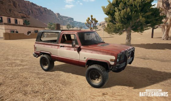 PUBG-pickup-1-560x331 Our Least Favorite Vehicle to Use in Miramar: the Pickup Truck