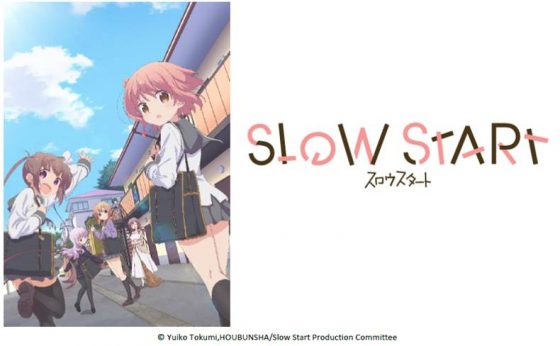 Slow-Start-Aniplex-capture-560x346 New Slice of Life Comedy, Slow Start, Launches on Crunchyroll in January 2018!!