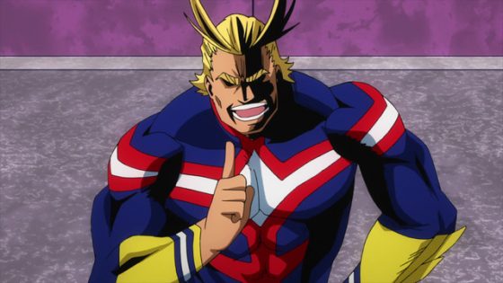 Boku-no-Hero-Academia-All-Might-crunchyroll-2 Los 10 personajes más poderosos del anime 2017