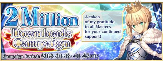 fategrandcapture1-560x246 Fate/Grand Order Celebrates 2 Million Downloads!