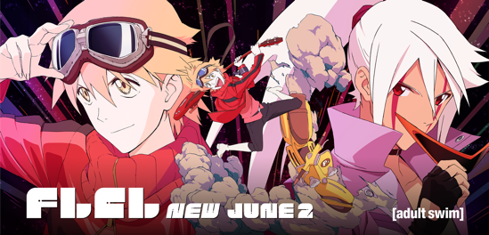 FLCL-1 New Seasons of Anime Hit Series FLCL Crash Land This Summer!