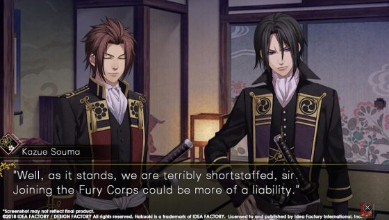 Hakuouki-5 Final Batch of Screens for Hakuoki: Edo Blossoms shows off Souma + Sakamoto!