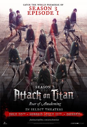 World Premiere of "Attack on Titan" Season 3 to Screen in NA this July!