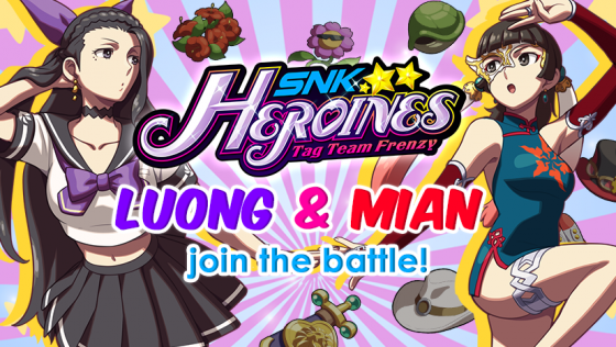 Luong-560x316 [E3 2018] Two More Ladies Join SNK HEROINES ~Tag Team Frenzy~! Knockout Duo! Luong & Mian!