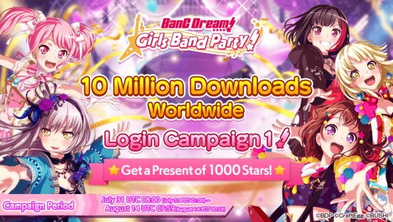 Banggirls-560x293 Mobile Game "BanG Dream! Girls Band Party!" Achieves 10 Million Downloads Worldwide!