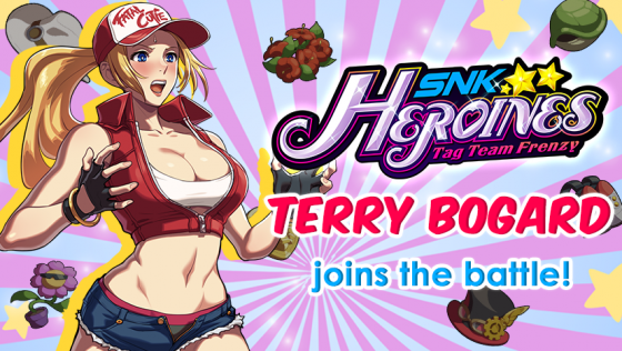 Terry-Bogard-SNK-Heroines-560x316 Terry Bogard(!?) Joins the Brawl in SNK HEROINES Tag Team Frenzy!