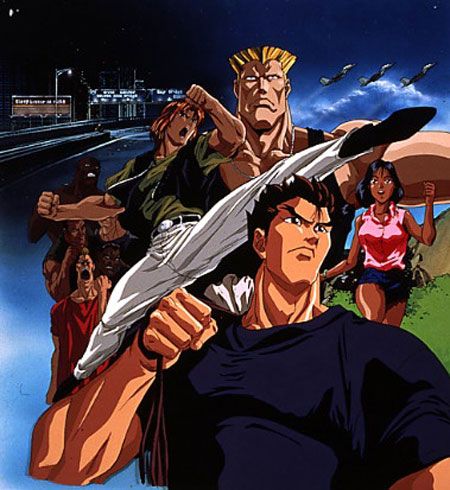 Rokudenashi Blues  Martial arts anime, Street fighter art, Anime films