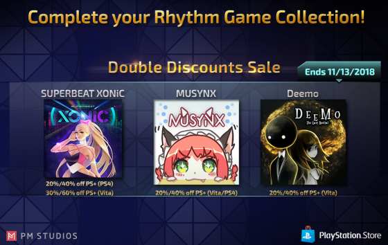 Discount-sale-PM-Studio-560x354 PM Studios Announces Rhythm Game Sale! Don't Miss Out!
