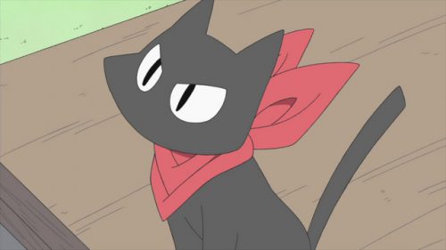 Aions Cat Form  Black Anime Cat Png  Free Transparent PNG Download   PNGkey