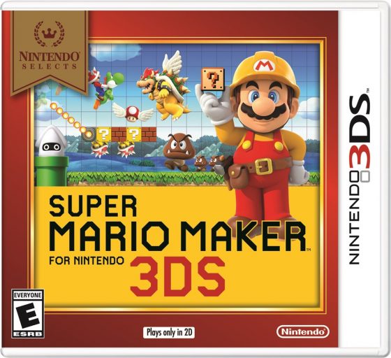 3DS_SuperMarioMaker_NS-560x512 Classic Mario, Zelda and Star Fox Games for Nintendo 3DS Now Only $19.99 Each