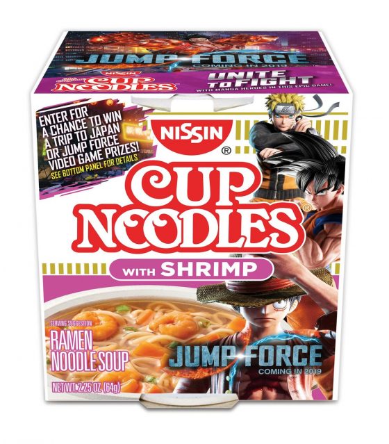 Cup-Noodles-Nissin-1-438x500 Nissin Cup Noodles Unites with JUMP FORCE to Launch the “Jump to Japan Sweepstakes”