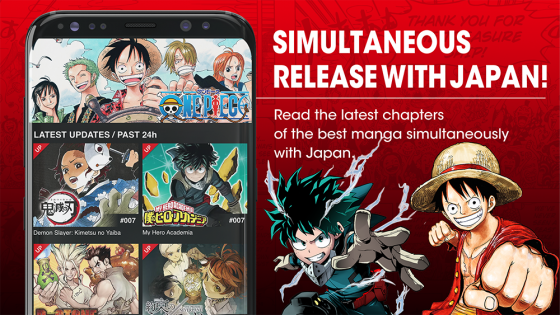 MANGA_releasebnr190122-560x294 Read One Piece and Other Shounen Manga for FREE with MANGA Plus by SHUEISHA!