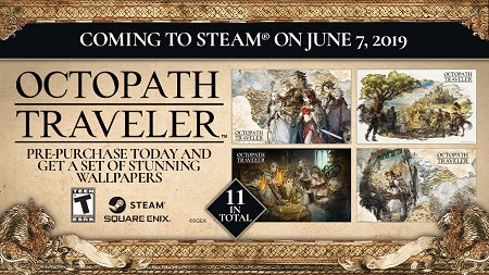 Octopath-PC-Logo Pre-Orders Now Live for Octopath Traveler on Steam