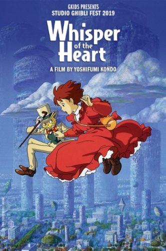 Whisper-of-the-Heart-Splash-332x500 GKIDS & Fathom Events' Studio Ghibli Fest 2019 Continues in July with WHISPER OF THE HEART