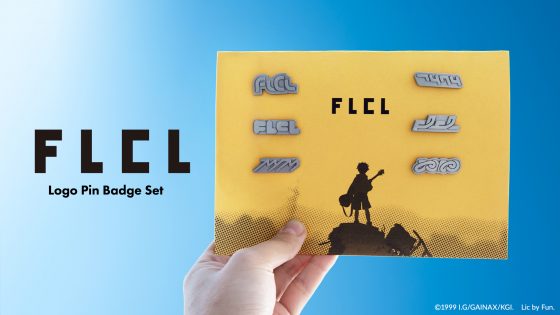 FLCL-Writing-560x315 Pin Badges of All Six FLCL OVA Title Logos! Pre-orders for the FLCL Logo Pin Badge Set Have Begun!