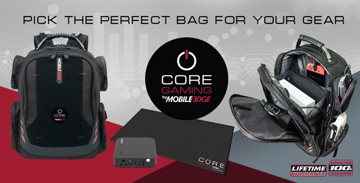 Feat-E3-2019-capture Mobile Edge’s Core Gaming Backpack w/ Molded Panel - E3 2019 Impression