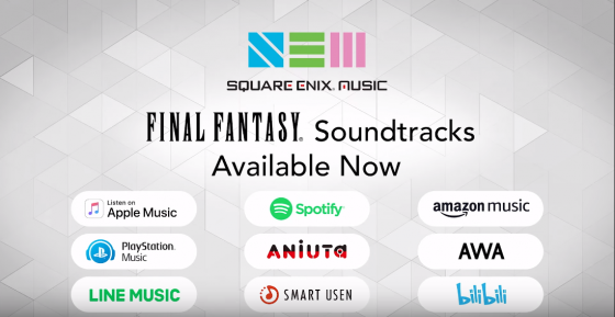 Square-Enix-Music-560x289 ¡La librería musical de Square Enix llegará a plataformas de streaming!